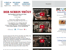 Tablet Screenshot of derscheintruegt.com